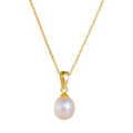 Classic Solitaire Freshwater Pearl Necklace