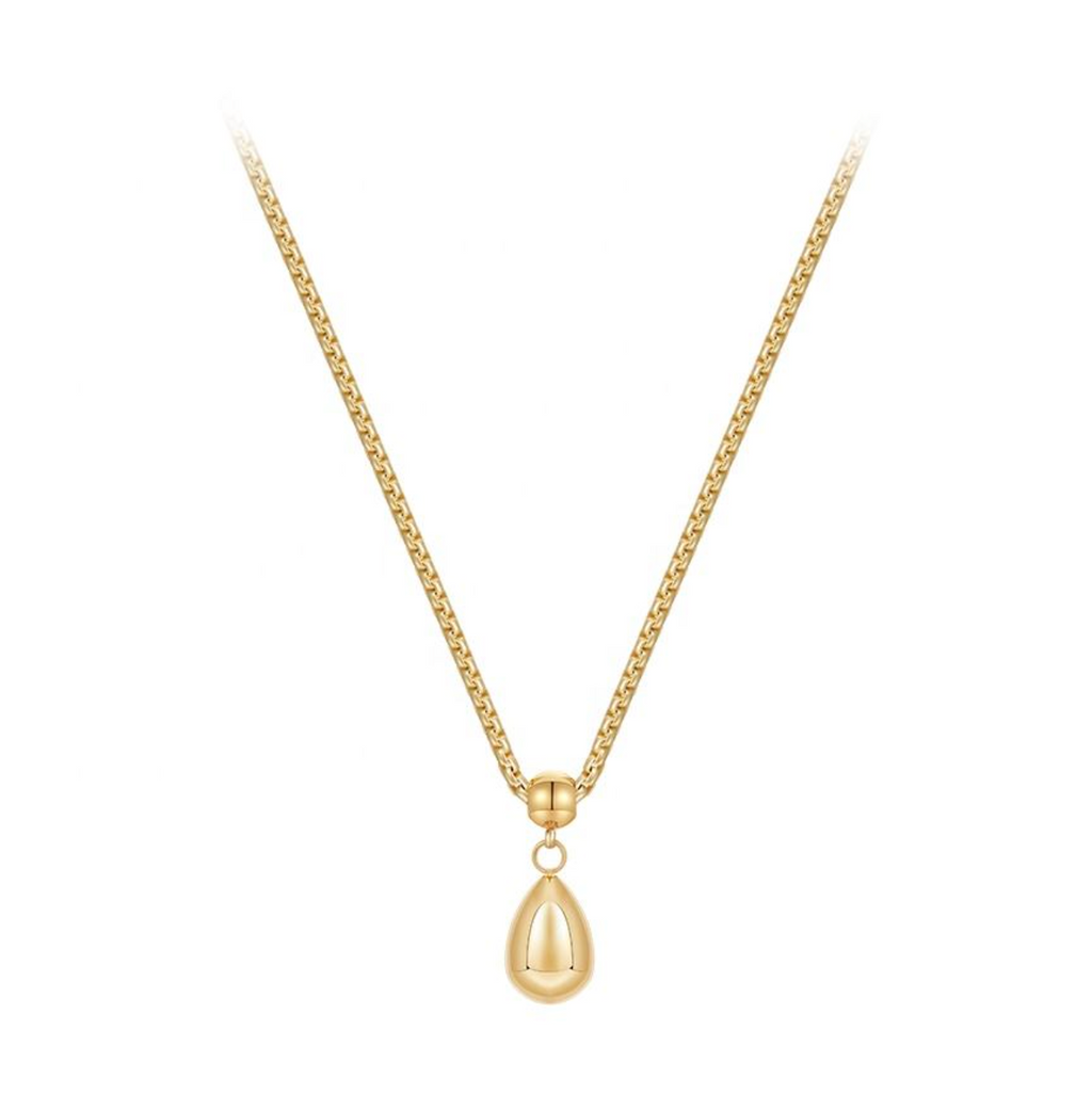 Modern Teardrop Pendant Necklace