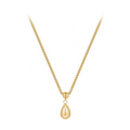 Modern Teardrop Pendant Necklace