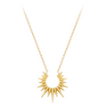 Solstice Sunburst Pendant Necklace
