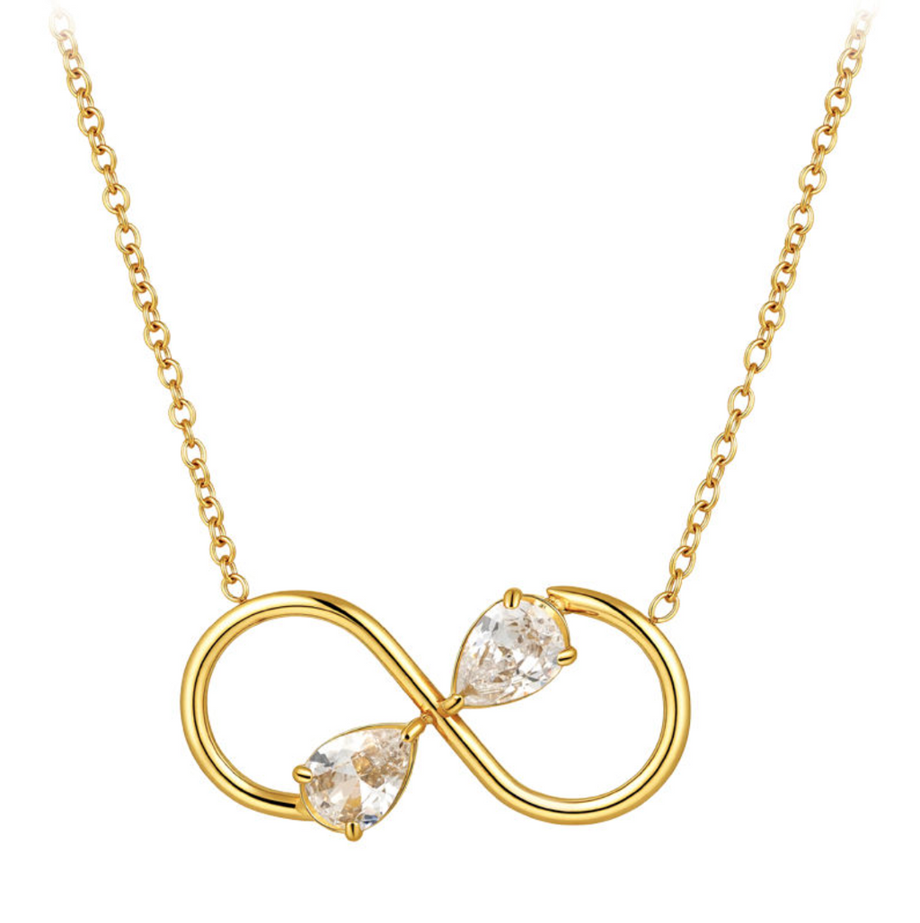 Infinite Grace Pear-Cut Zirconia Necklace